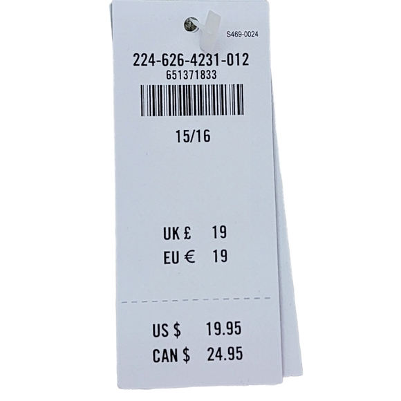 Abercrombie Kid's Short Sleeve Henley Tee - 15/16 - Picture 6 of 7